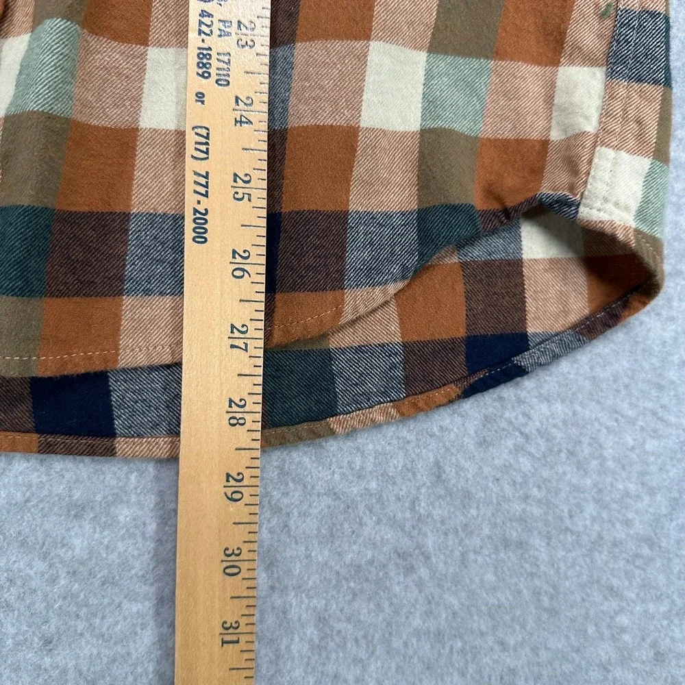 J Crew Lot of 2 Plaid Button Down Shirts Mens Medium Flannel & Slim Tartan